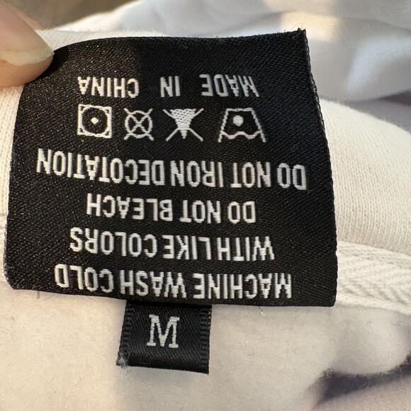 Dunk Squad Hoodie Mens Medium Basketball Embroidered Graphic Pullover Sweatshirt - Picture 10 of 11